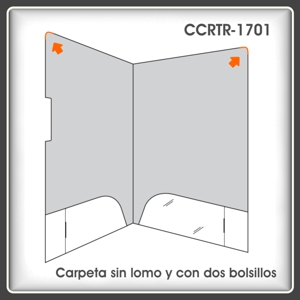 carpeta dos bolsillos